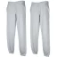 2 db Fruit of the Loom F52, férfi, zsebes jogging alsó, szürke - XXL