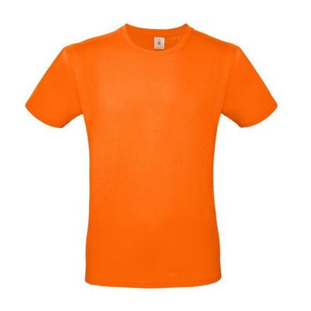 B&C B02E unisex rövid ujjú póló, orange - M
