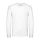 B&C EXACT 150 unisex hosszú ujjú póló B03E, White-M