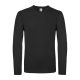 B&C EXACT 150 unisex hosszú ujjú póló B03E, Black-S