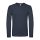 B&C EXACT 150 unisex hosszú ujjú póló B03E, Navy-S