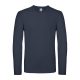 B&C EXACT 150 unisex hosszú ujjú póló B03E, Navy-S
