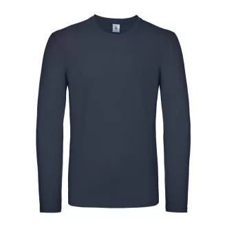 B&C EXACT 150 unisex hosszú ujjú póló B03E, Navy-M