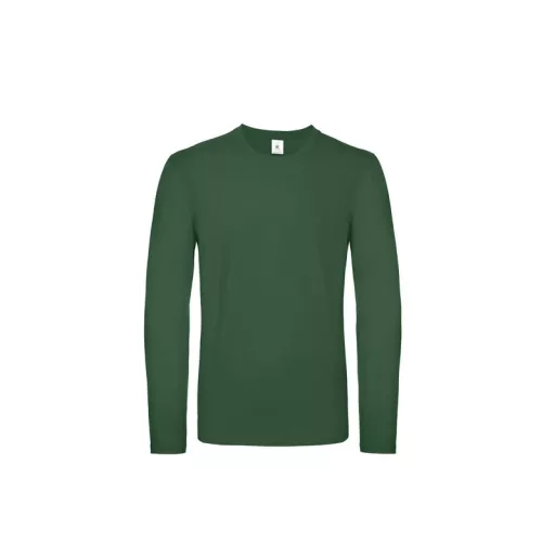 B&C EXACT 150 unisex hosszú ujjú póló B03E, Bottle Green-L