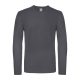 B&C EXACT 150 unisex hosszú ujjú póló B03E, Dark Grey-S