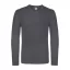 B&C EXACT 150 unisex hosszú ujjú póló B03E, Dark Grey-M