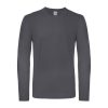 B&C EXACT 150 unisex hosszú ujjú póló B03E, Dark Grey-L
