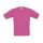 B&C gyerek rövid ujjú, környakas póló B07, Fuchsia-9/11