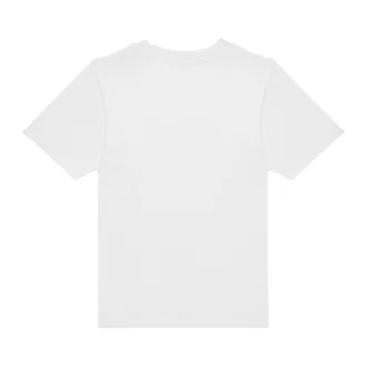 B&C gyerek rövid ujjú, környakas póló B07E, White-9/11