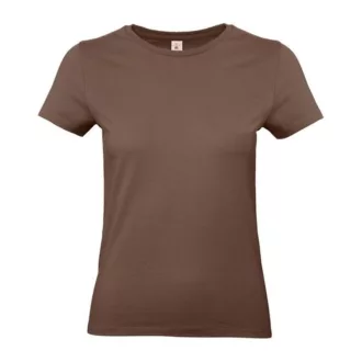 B&C B37E Exant 190 Kereknyakú Női Póló, chocolate - M