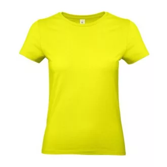 B&C B37E Exant 190 Kereknyakú Női Póló, pixel lime - M
