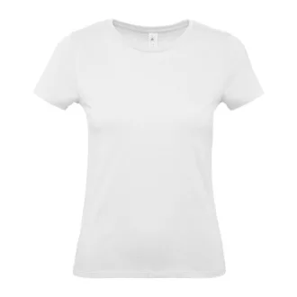 B&C B54E Női rövid ujjú póló, white - XL
