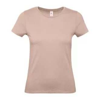 B&C B54E Női rövid ujjú póló, millennial pink - M