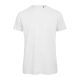 B&C lezser szabású minősített biopamut férfi póló BD62, White-M