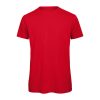 B&C lezser szabású minősített biopamut férfi póló BD62, Red-3XL