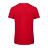 B&C lezser szabású minősített biopamut férfi póló BD62, Red-3XL