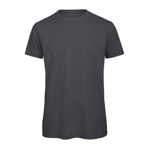 B&C lezser szabású minősített biopamut férfi póló BD62, Dark Grey-S