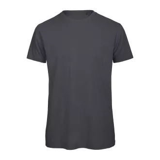   B&C lezser szabású minősített biopamut férfi póló BD62, Dark Grey-2XL