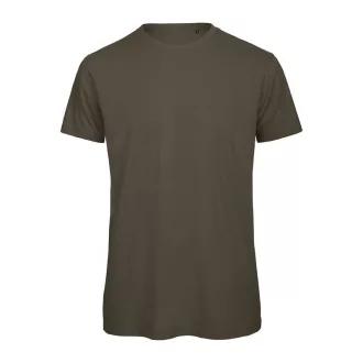   B&C lezser szabású minősített biopamut férfi póló BD62, Khaki-XL
