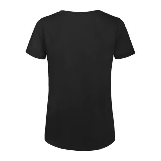   B&C lezser szabású minősített Női biopamut póló BD63, Black-M