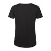 B&C lezser szabású minősített Női biopamut póló BD63, Black-XS
