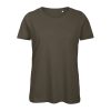 B&C lezser szabású minősített Női biopamut póló BD63, Khaki-S
