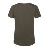 B&C lezser szabású minősített Női biopamut póló BD63, Khaki-XS