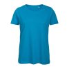 B&C lezser szabású minősített Női biopamut póló BD63, Atoll-XL