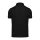 B&C modern, klasszikus stílusú, előzsugorított galléros férfi pamut póló O01, Black-M