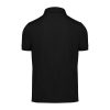 B&C modern, klasszikus stílusú, előzsugorított galléros férfi pamut póló O01, Black-L