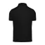B&C modern, klasszikus stílusú, előzsugorított galléros férfi pamut póló O01, Black-4XL