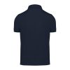 B&C modern, klasszikus stílusú, előzsugorított galléros férfi pamut póló O01, Navy-S