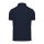 B&C modern, klasszikus stílusú, előzsugorított galléros férfi pamut póló O01, Navy-S