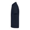 B&C modern, klasszikus stílusú, előzsugorított galléros férfi pamut póló O01, Navy-S
