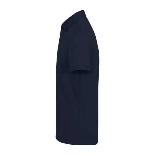 B&C modern, klasszikus stílusú, előzsugorított galléros férfi pamut póló O01, Navy-4XL