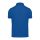 B&C modern, klasszikus stílusú, előzsugorított galléros férfi pamut póló O01, Royal Blue-S