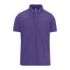 B&C modern, klasszikus stílusú, előzsugorított galléros férfi pamut póló O01, Radiant Purple-S