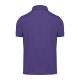 B&C modern, klasszikus stílusú, előzsugorított galléros férfi pamut póló O01, Radiant Purple-XL