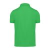 B&C modern, klasszikus stílusú, előzsugorított galléros férfi pamut póló O01, Apple Green-S