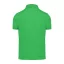 B&C modern, klasszikus stílusú, előzsugorított galléros férfi pamut póló O01, Apple Green-S