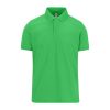 B&C modern, klasszikus stílusú, előzsugorított galléros férfi pamut póló O01, Apple Green-S