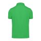 B&C modern, klasszikus stílusú, előzsugorított galléros férfi pamut póló O01, Apple Green-L