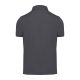 B&C modern, klasszikus stílusú, előzsugorított galléros férfi pamut póló O01, Dark Grey-XL