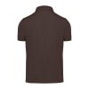 B&C modern, klasszikus stílusú, előzsugorított galléros férfi pamut póló O01, Roasted Coffe-S