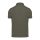 B&C modern, klasszikus stílusú, előzsugorított galléros férfi pamut póló O01, Camo Green-S