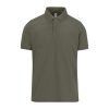 B&C modern, klasszikus stílusú, előzsugorított galléros férfi pamut póló O01, Camo Green-S