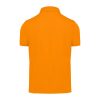 B&C modern, klasszikus stílusú, előzsugorított galléros férfi pamut póló O01, Meta Orange-S