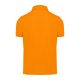 B&C modern, klasszikus stílusú, előzsugorított galléros férfi pamut póló O01, Meta Orange-XL