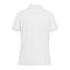 B&C modern, klasszikus stílusú, előzsugorított galléros Női pamut póló O02, White-2XL