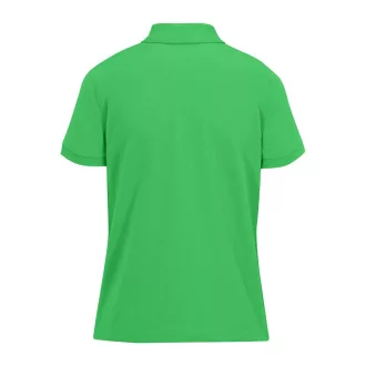   B&C modern, klasszikus stílusú, előzsugorított galléros Női pamut póló O02, Apple Green-M
